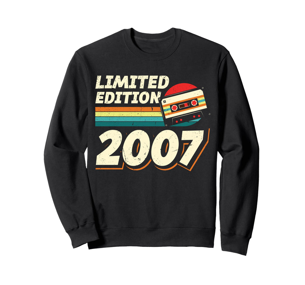 2007 Cassette Tape 19Th Birthday Sweatshirt - Casual Everyday Wear Unisex - T-Shirt, Sweatshirt, Hoodie