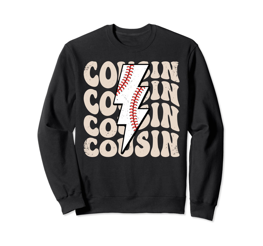 Lightning Groovy Proud Baseball Sweatshirt - Aesthetic Graphic Unisex - T-Shirt, Sweatshirt, Hoodie