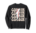 Lightning Groovy Proud Baseball Sweatshirt - Aesthetic Graphic Unisex - T-Shirt, Sweatshirt, Hoodie