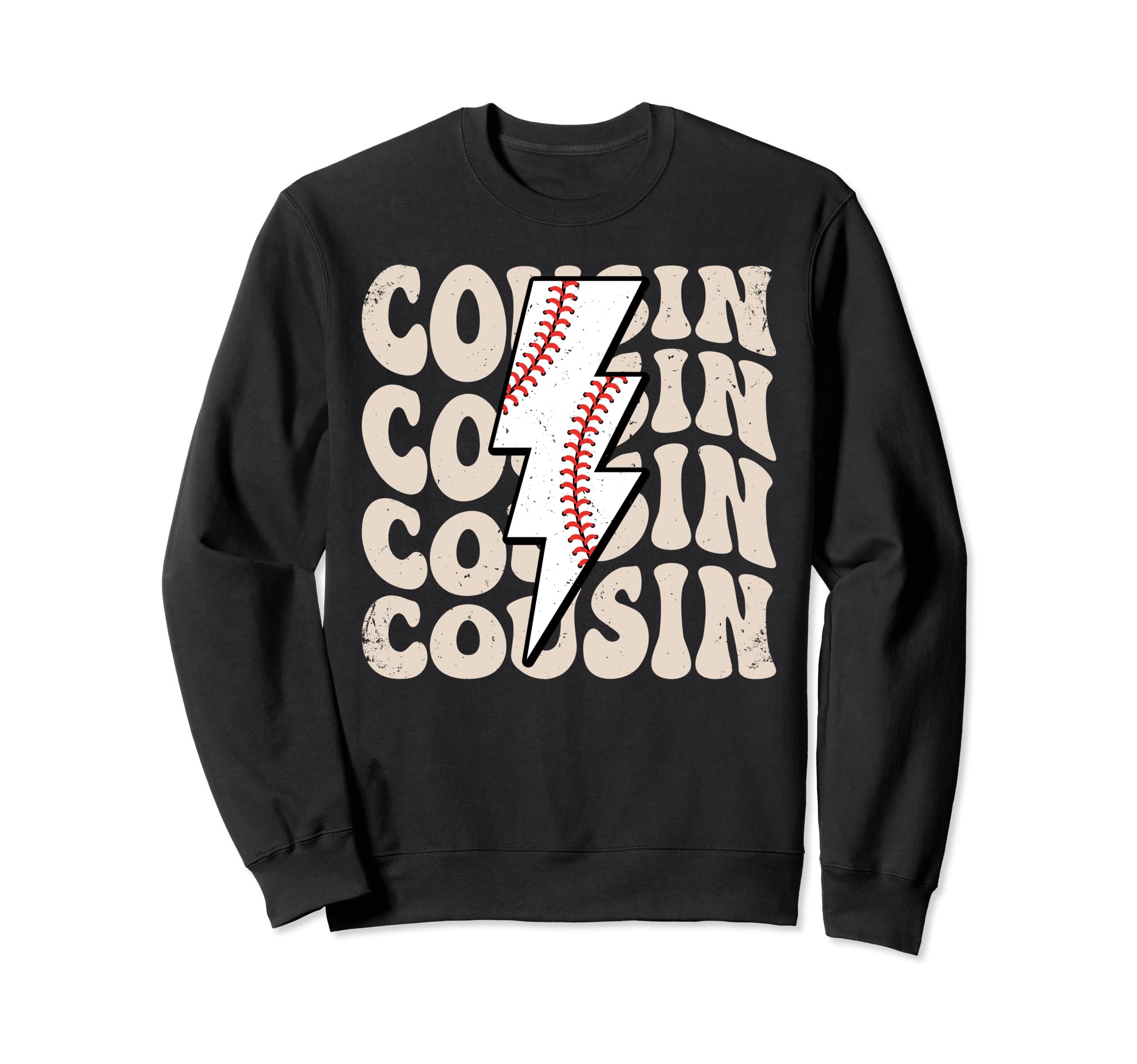 Lightning Groovy Proud Baseball Sweatshirt - Aesthetic Graphic Unisex - T-Shirt, Sweatshirt, Hoodie