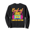 41St Birthday Best 1982 Cassette Tape Sweatshirt - Minimalist Print Unisex - T-Shirt, Sweatshirt, Hoodie
