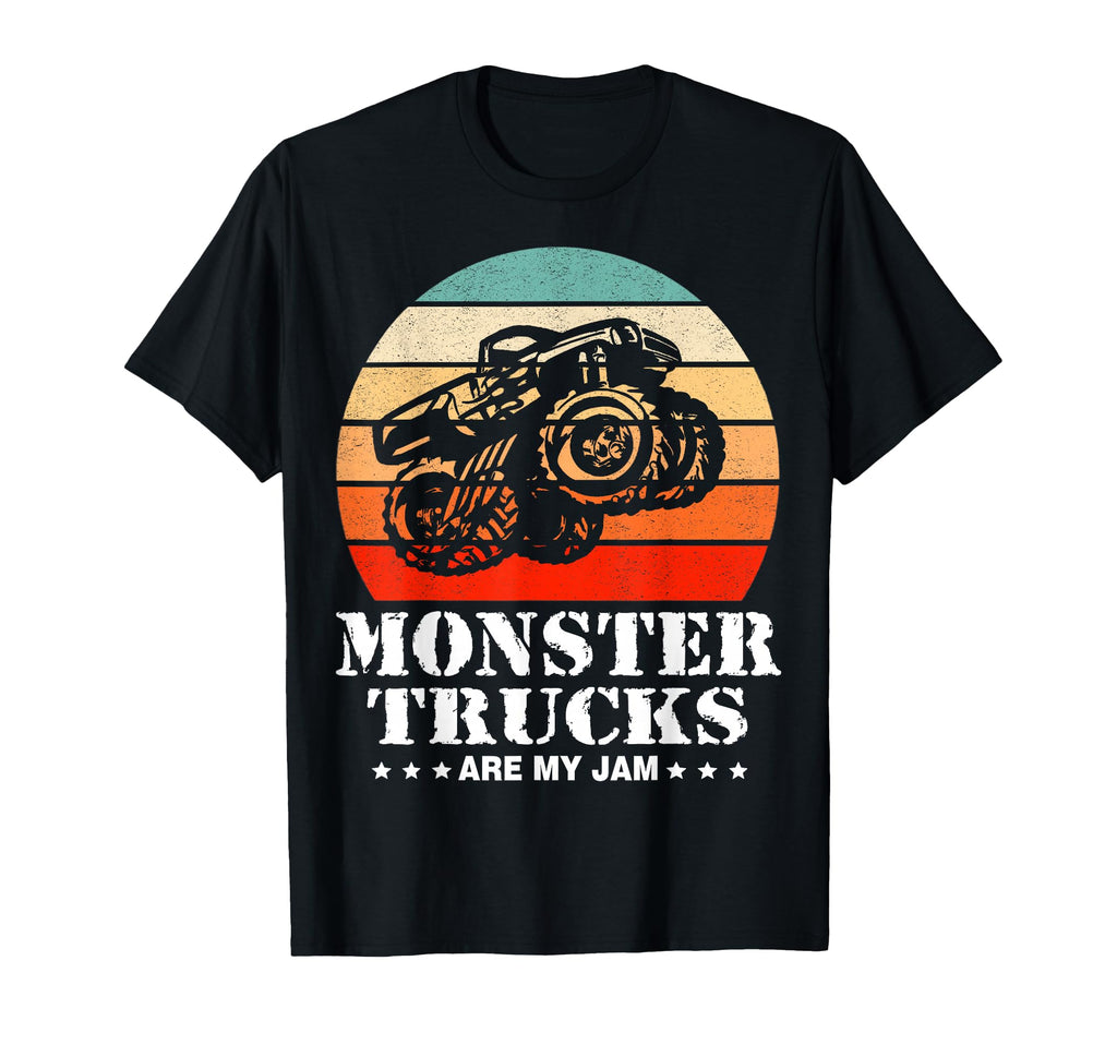 Monster Truck Are My Jam Sunset T-Shirt - Streetwear Style Men Women - T-Shirt, Sweatshirt, Hoodie