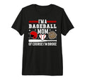 Im Baseball Mom Baseball Player Mama T-Shirt - Aesthetic Graphic Unisex - T-Shirt, Sweatshirt, Hoodie