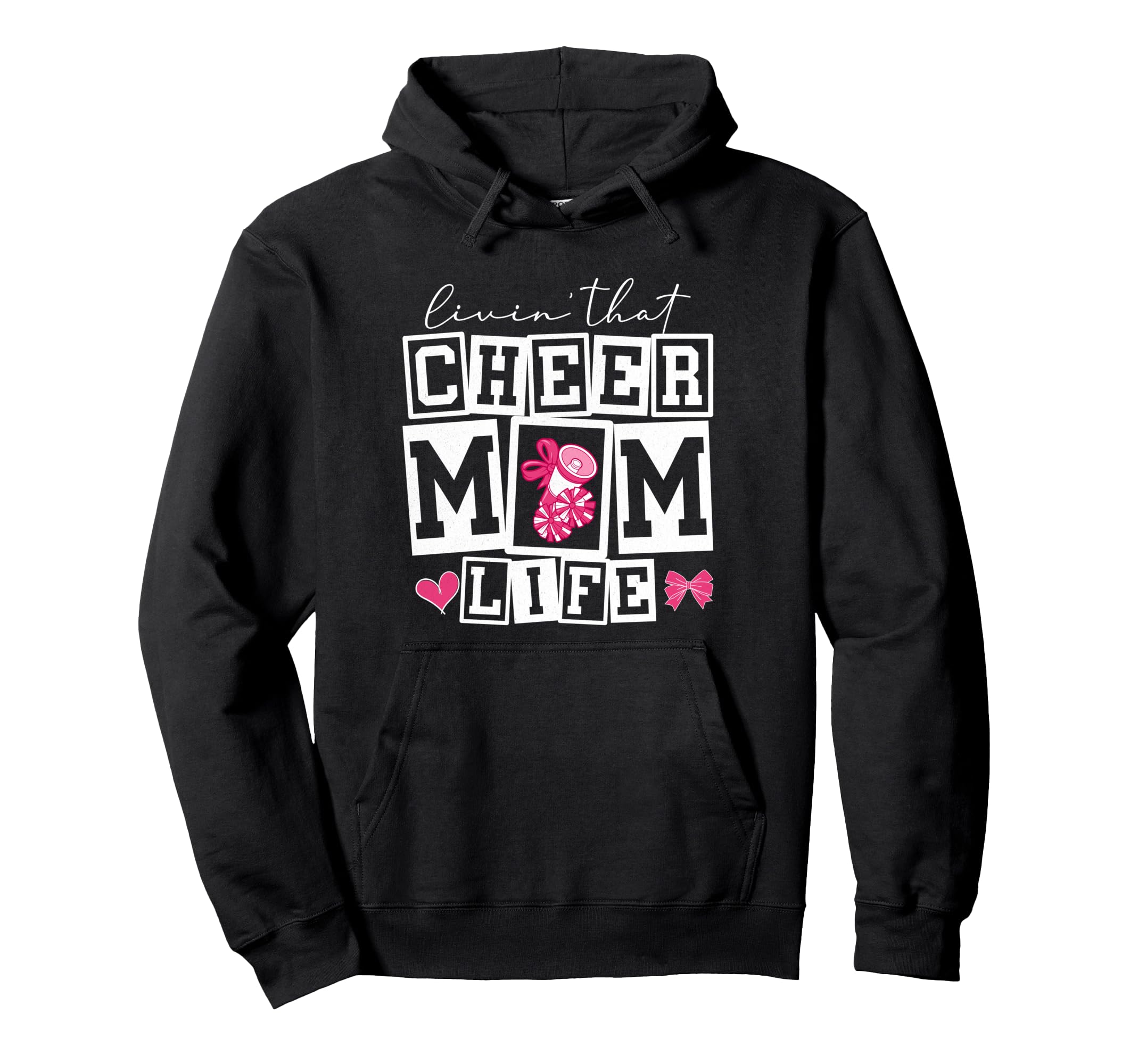 Livin That Cheerleader Mom Dance Comp Hoodie - Unique Graphic Men Women - T-Shirt, Sweatshirt, Hoodie