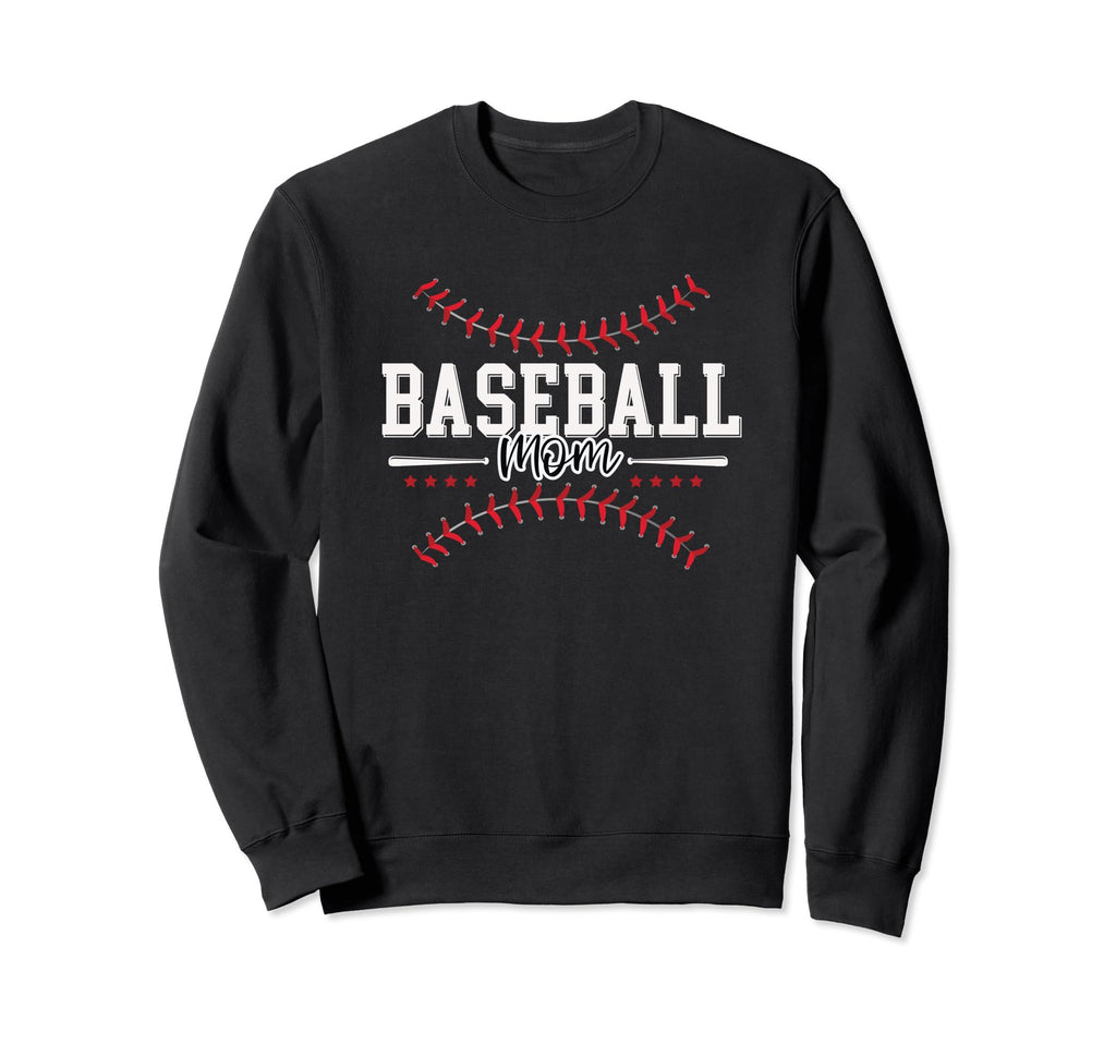 Baseball Mom Sweatshirt - Unique Graphic Unisex - T-Shirt, Sweatshirt, Hoodie
