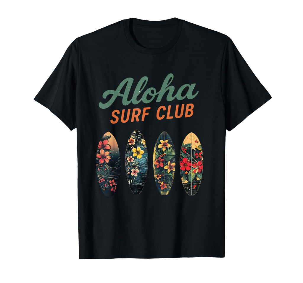 Aloha Surf Club Tropical T-Shirt - Casual Everyday Wear for Adults - T-Shirt, Sweatshirt, Hoodie
