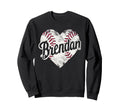 Brendan Baseball Personalized Name Sweatshirt - Unique Graphic for Adults - T-Shirt, Sweatshirt, Hoodie