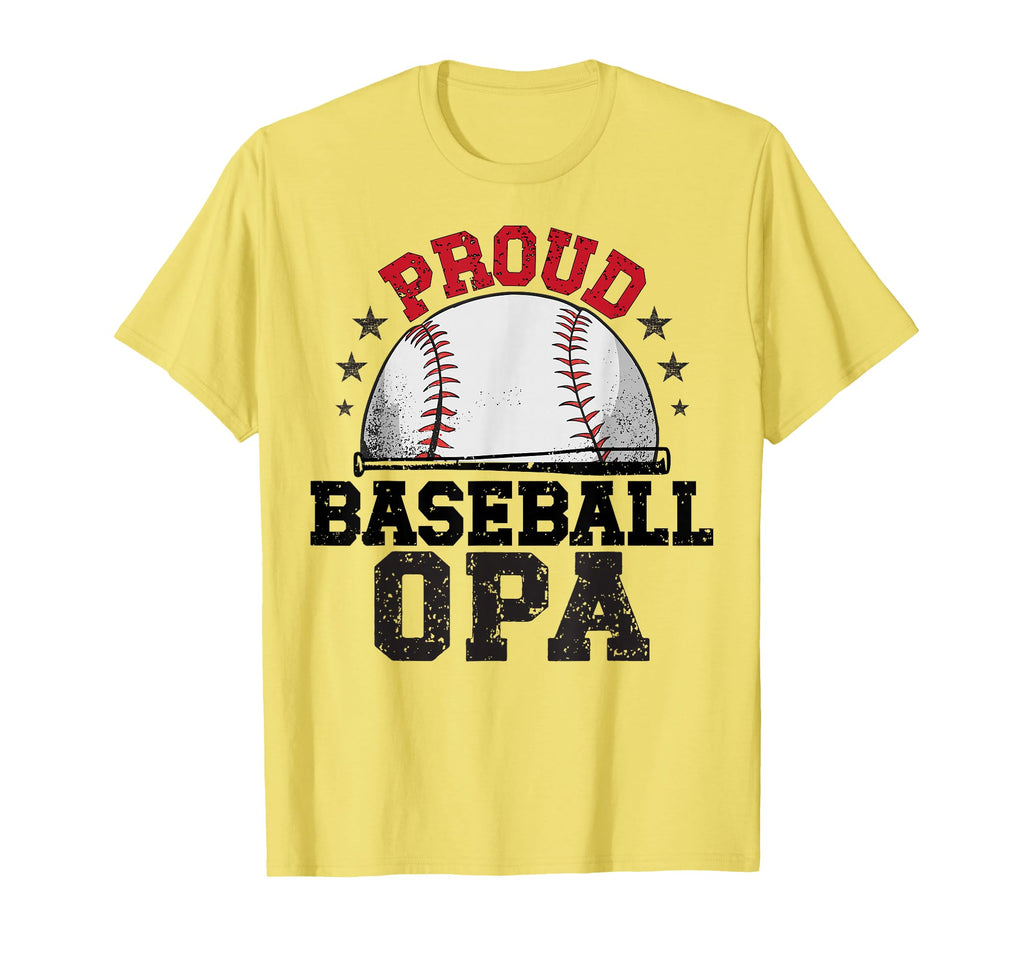 Proud Baseball Opa Grandpa T-Shirt - Fun Novelty Design for Adults - T-Shirt, Sweatshirt, Hoodie