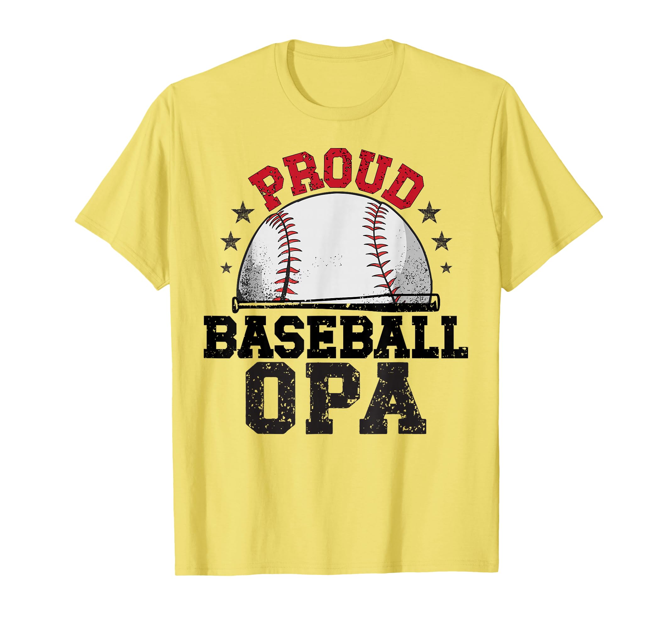 Proud Baseball Opa Grandpa T-Shirt - Fun Novelty Design for Adults - T-Shirt, Sweatshirt, Hoodie