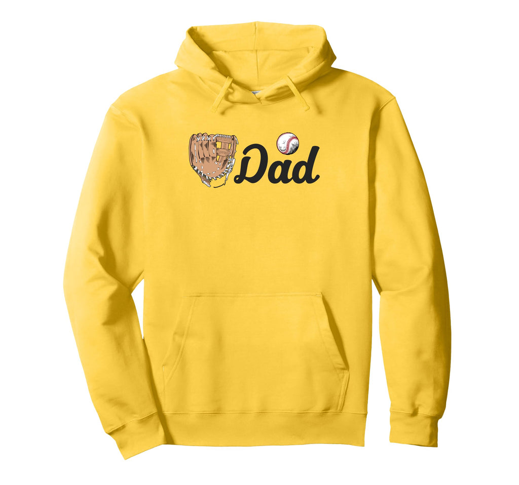 Baseball Dad Softball Dad Fathers Day Hoodie - Minimalist Print Unisex - T-Shirt, Sweatshirt, Hoodie