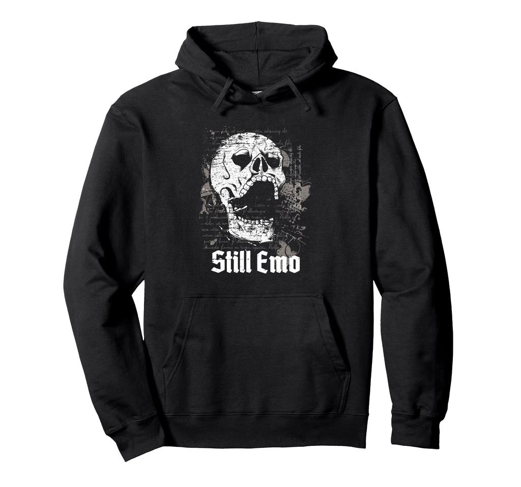 Still Emo Skull Y2K Goth Alt Grunge Hoodie - Aesthetic Graphic Men Women - T-Shirt, Sweatshirt, Hoodie