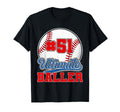 Baseball Baller Player Number 51 Mom T-Shirt - Fun Novelty Design Unisex - T-Shirt, Sweatshirt, Hoodie