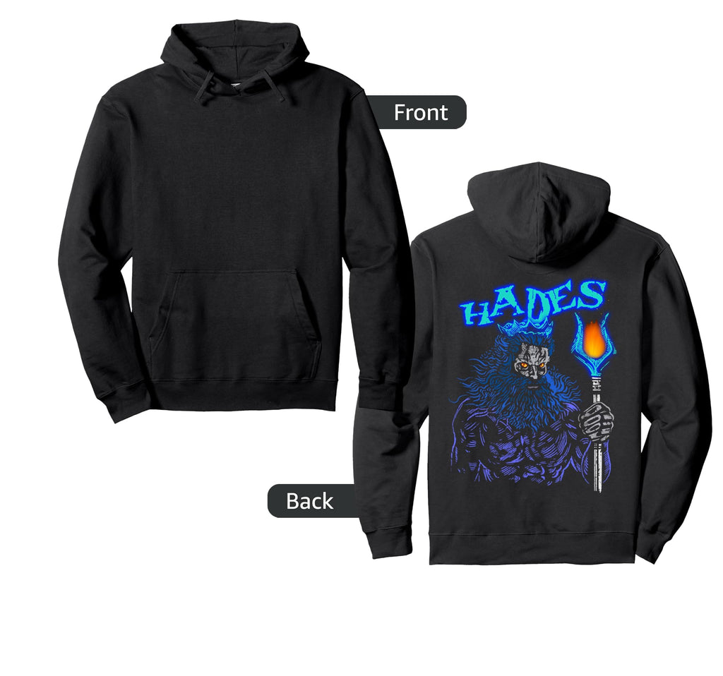Hades Ancient Greek God Mythology Hoodie - Custom Art Print for Adults - T-Shirt, Sweatshirt, Hoodie