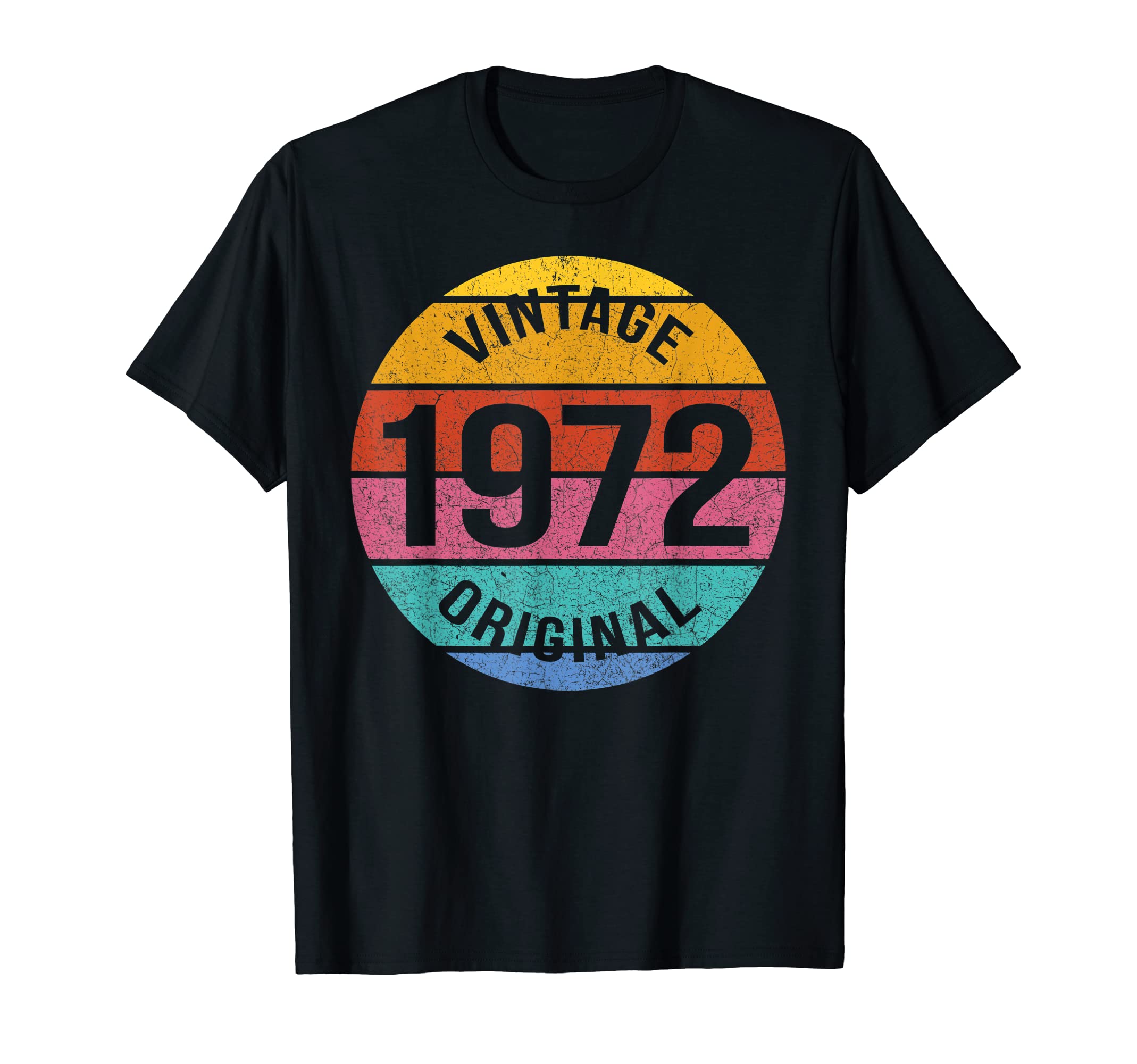 1972 47Th Birthday Gift Sunset T-Shirt - Minimalist Print Unisex - T-Shirt, Sweatshirt, Hoodie