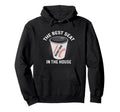 Best Seat House Bucket Dad Baseball Fan Hoodie - Custom Art Print Unisex - T-Shirt, Sweatshirt, Hoodie