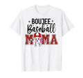 Boujee Baseball Mama Mom Mommy T-Shirt - Minimalist Print for Adults - T-Shirt, Sweatshirt, Hoodie