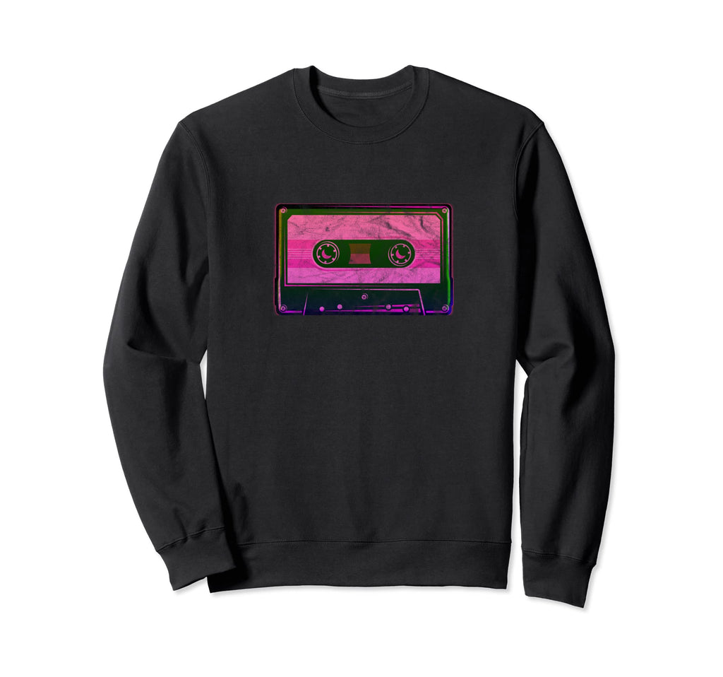 Cassette Tape Music Lover Sweatshirt - Unique Graphic Unisex - T-Shirt, Sweatshirt, Hoodie