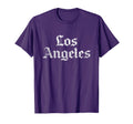 Los Angeles Old English T-Shirt - Custom Art Print Men Women - T-Shirt, Sweatshirt, Hoodie