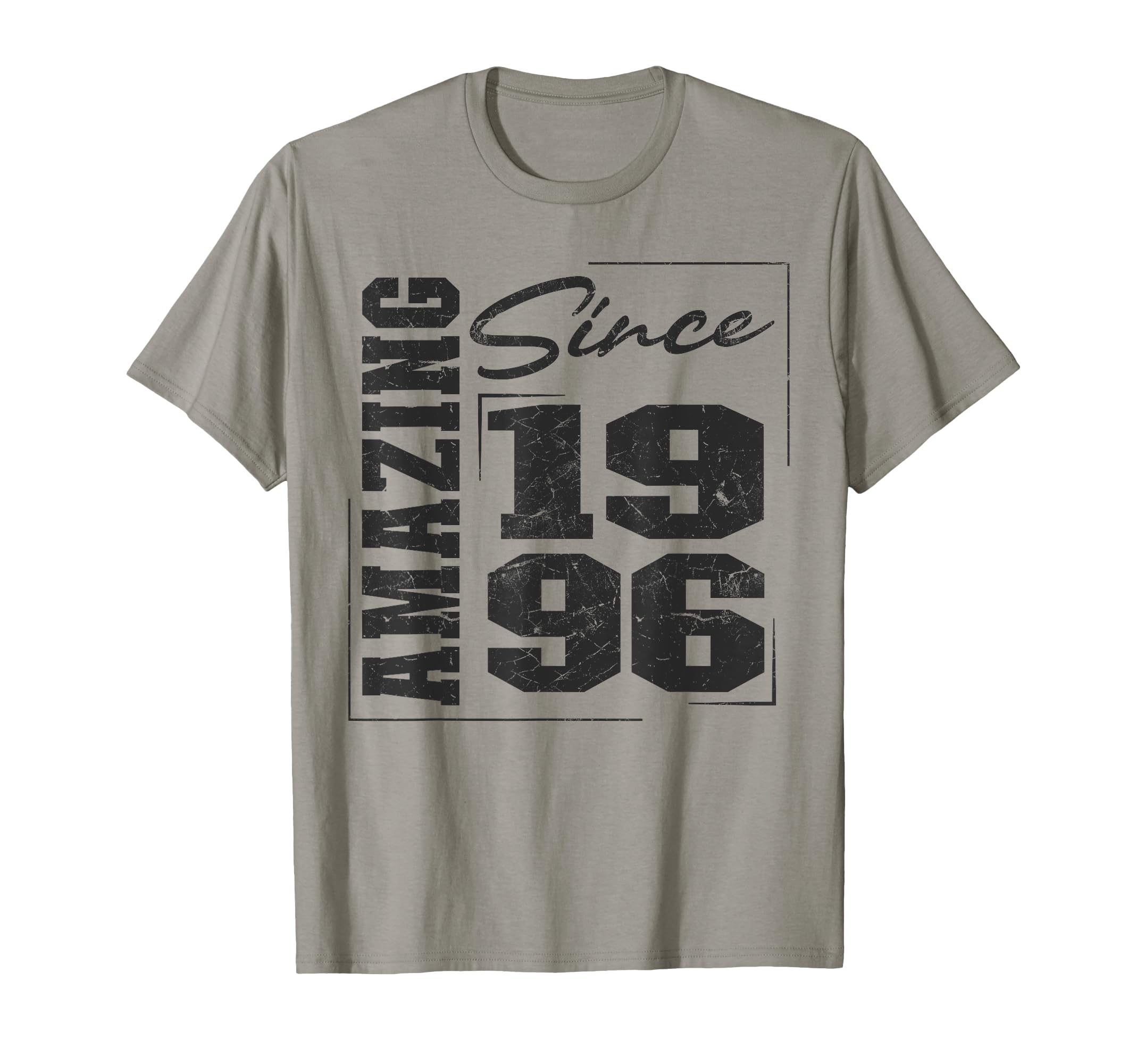 Born 1996 Varsity Amazing Since 1996 T-Shirt - Casual Everyday Wear Unisex - T-Shirt, Sweatshirt, Hoodie