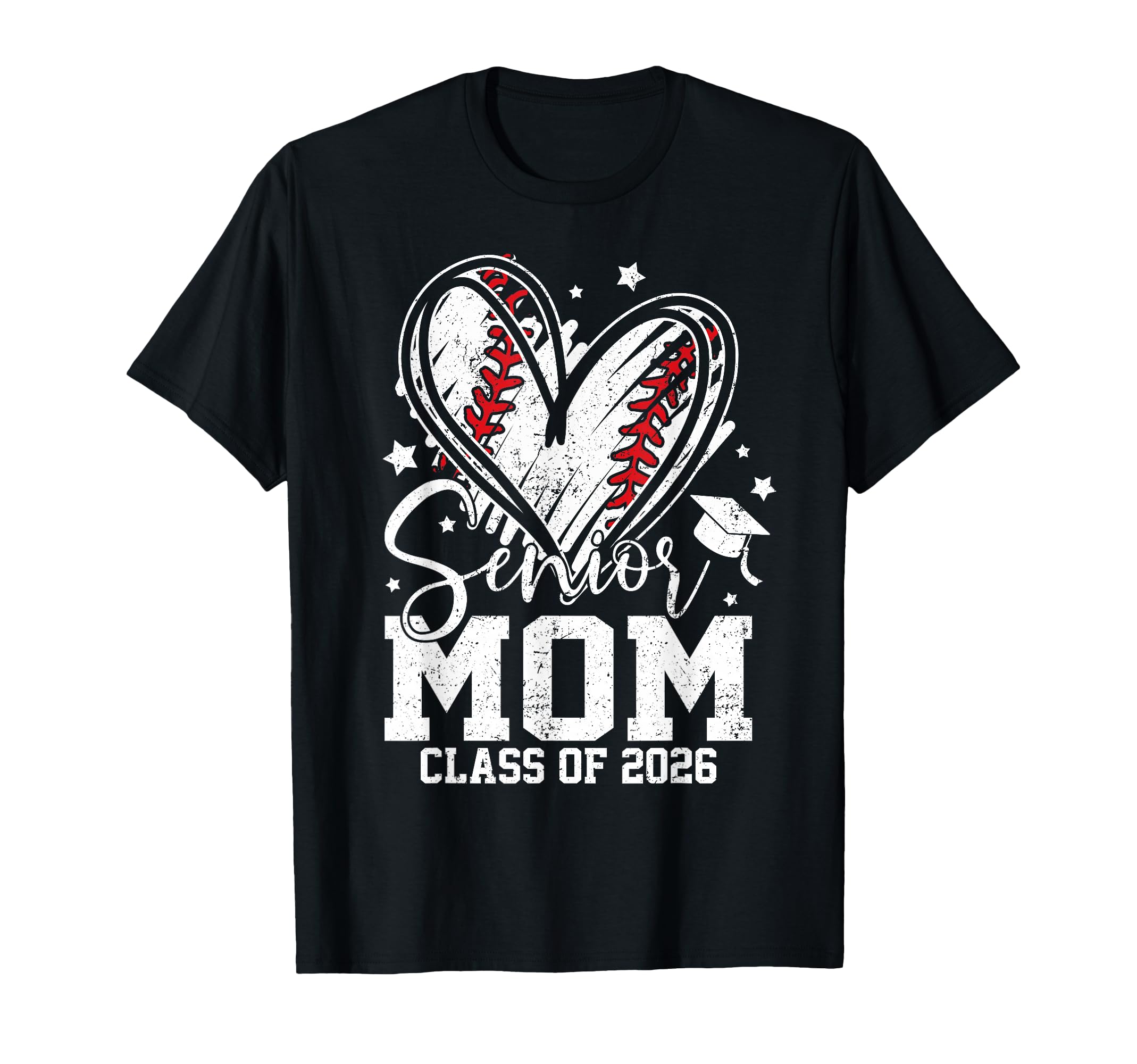 Senior Mom Class 2026 Baseball T-Shirt - Novelty Apparel for Adults - T-Shirt, Sweatshirt, Hoodie