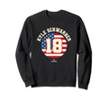 Kyle Schwarber Flag Patriotic Sweatshirt - Custom Art Print for Adults - T-Shirt, Sweatshirt, Hoodie