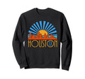 Houton Texas Tx Sunset Sweatshirt - Fun Novelty Design for Adults - T-Shirt, Sweatshirt, Hoodie