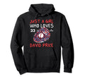 Who Loves David Price Los Angeles Baseball Hoodie - Minimalist Print Unisex - T-Shirt, Sweatshirt, Hoodie