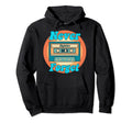 Never Forget Eighties Cassette Tape Hoodie - Aesthetic Graphic for Adults - T-Shirt, Sweatshirt, Hoodie