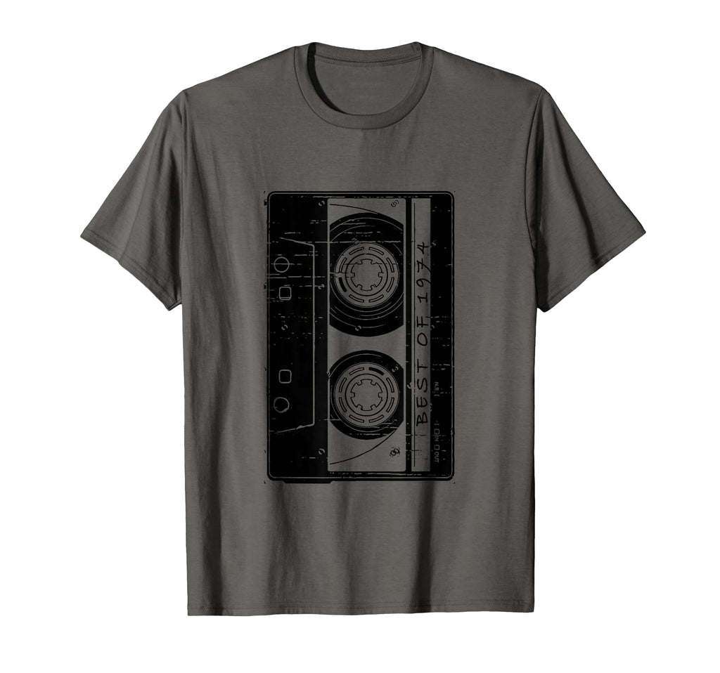 Best 1974 Mixtape Birthday Cassette Tape T-Shirt - Trendy Graphic Unisex - T-Shirt, Sweatshirt, Hoodie