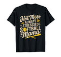 Always Stressed Softball Mama Baseball T-Shirt - Trendy Graphic Men Women - T-Shirt, Sweatshirt, Hoodie