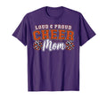 Loud Proud Cheer Mom Orange Pom Poms T-Shirt - Novelty Apparel for Adults - T-Shirt, Sweatshirt, Hoodie