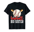 Baseball Big Sister Mothers Day Family T-Shirt - Graphic Print Unisex - T-Shirt, Sweatshirt, Hoodie