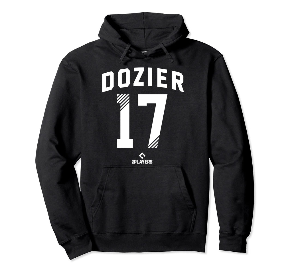 Hunter Dozier 17 Kansas City Mlbpa Hoodie - Minimalist Print Unisex - T-Shirt, Sweatshirt, Hoodie