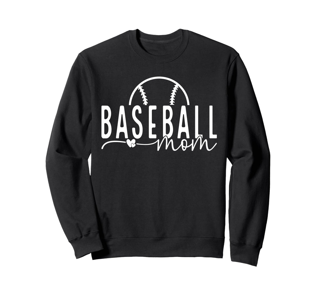 Baseball Mom Game Day Baseball Sweatshirt - Fun Novelty Design Men Women - T-Shirt, Sweatshirt, Hoodie