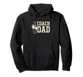 Coach Dad Baseball Sports Father Figure Hoodie - Unique Graphic for Adults - T-Shirt, Sweatshirt, Hoodie