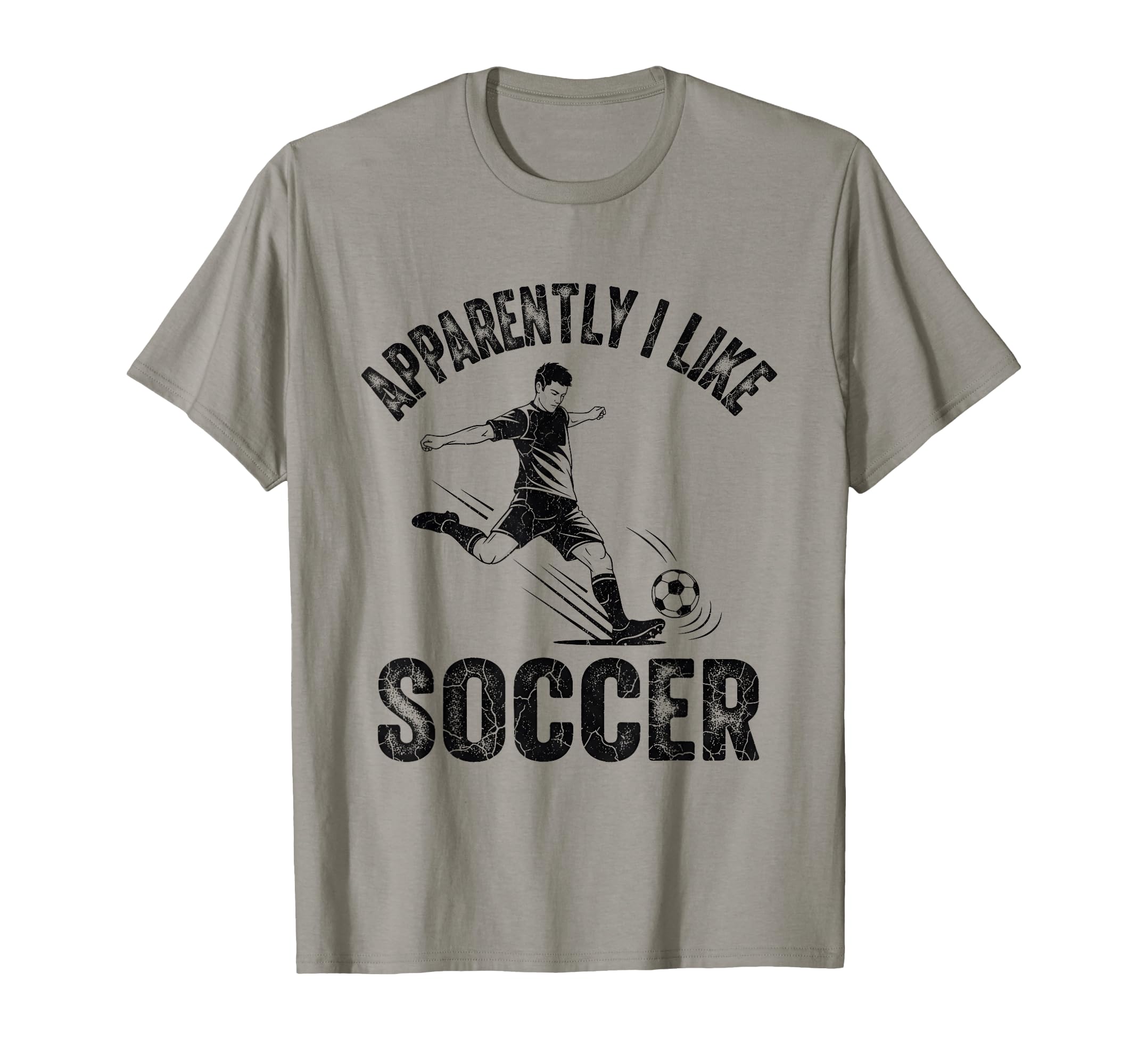 Apparently I Like Soccer Season Funny T-Shirt - Trendy Graphic for Adults - T-Shirt, Sweatshirt, Hoodie