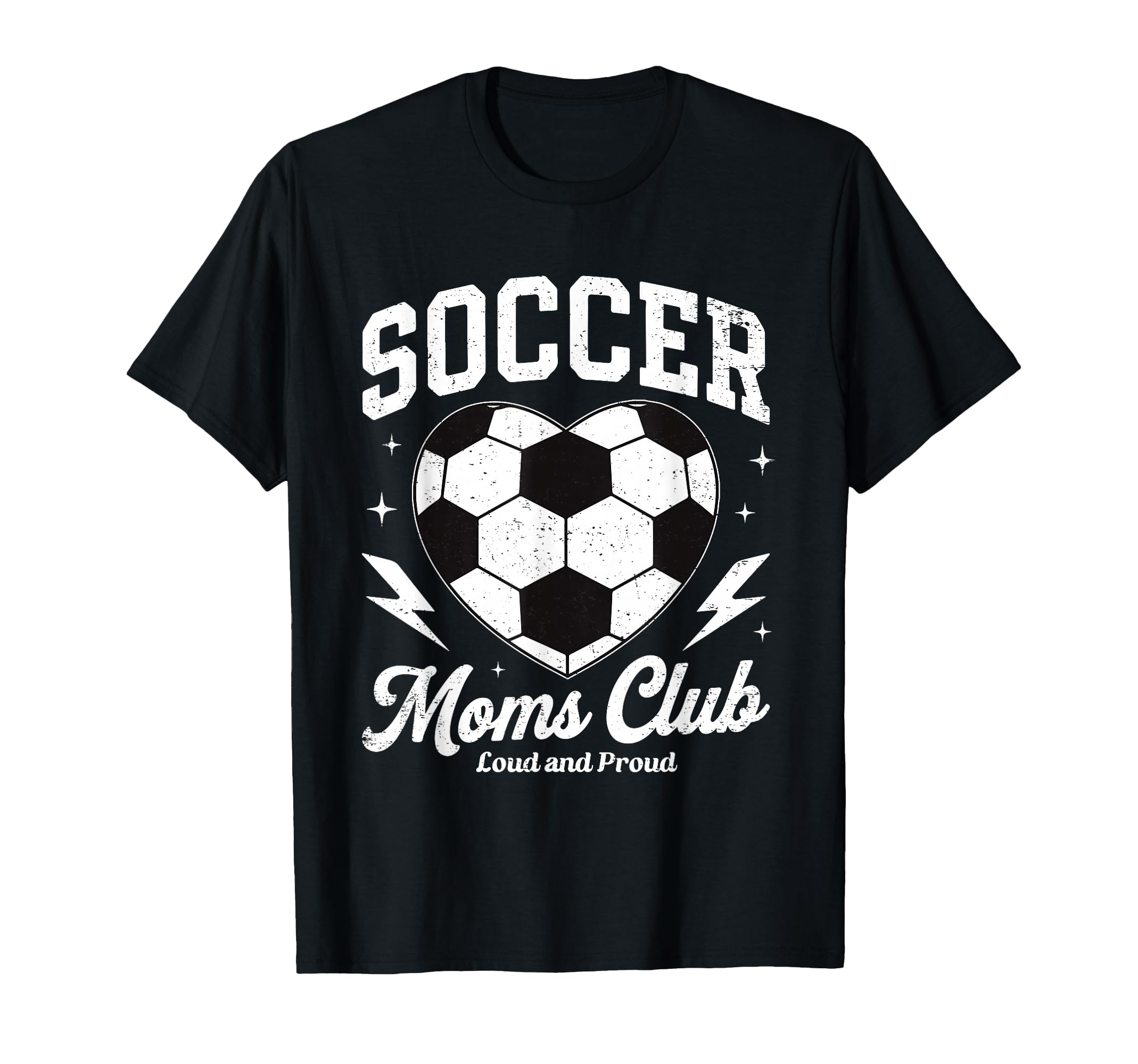 Soccer Moms Club Loud And Proud Game Day T-Shirt - Novelty Apparel Unisex - T-Shirt, Sweatshirt, Hoodie