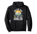 Baller Dad Softball Baseball Dad Hoodie - Minimalist Print Men Women - T-Shirt, Sweatshirt, Hoodie