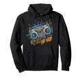 Raised Old School Graffiti Rap Hip Hop Hoodie - Streetwear Style Unisex - T-Shirt, Sweatshirt, Hoodie