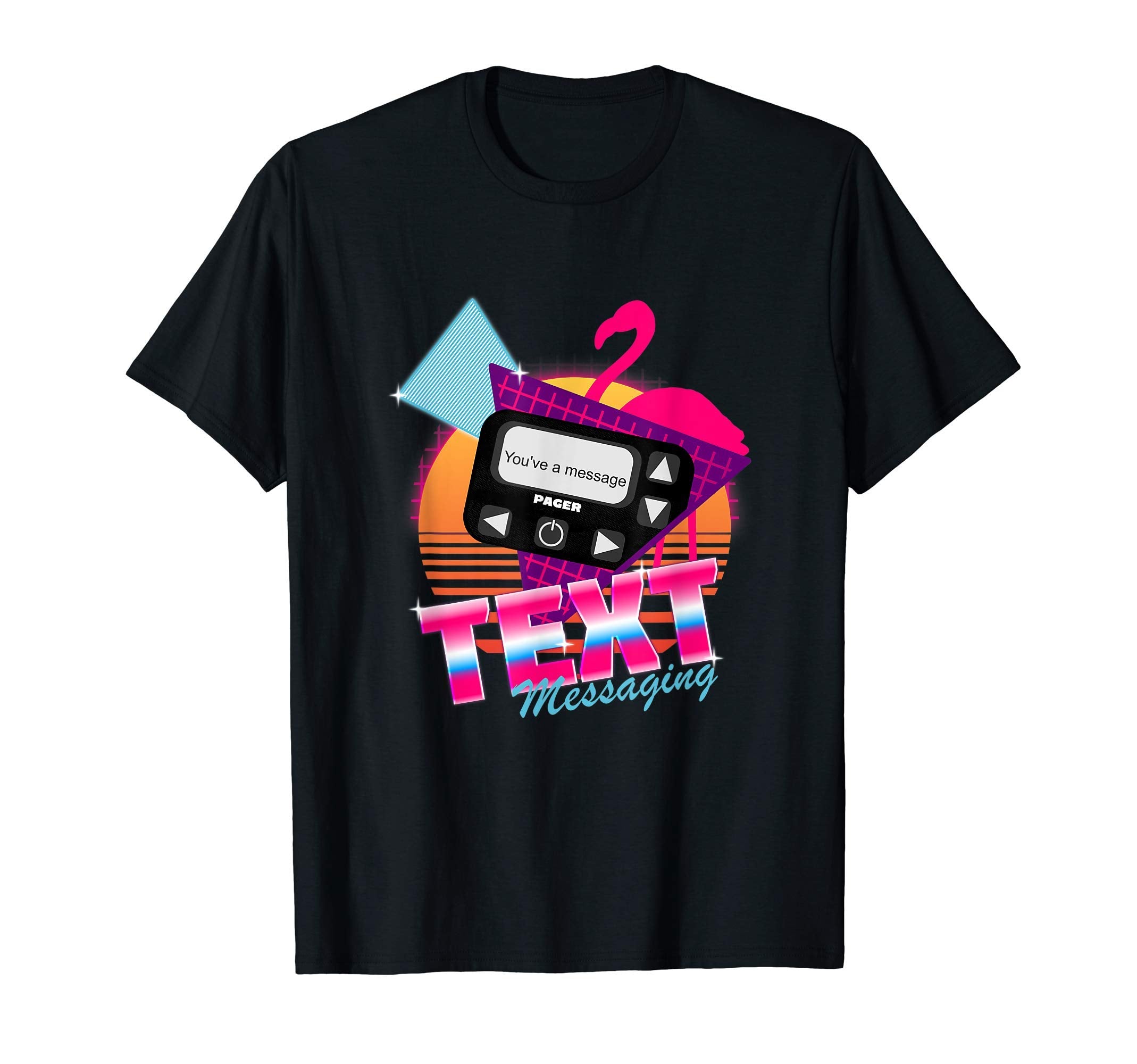 Nostalgic 90S Pager Text Sms T-Shirt - Minimalist Print for Adults - T-Shirt, Sweatshirt, Hoodie