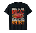 This Is My Meat Smoking Bbq Distressed T-Shirt - Trendy Graphic for Adults - T-Shirt, Sweatshirt, Hoodie