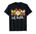 Mom Both Leopard Game Day Baseball T-Shirt - Novelty Apparel Men Women - T-Shirt, Sweatshirt, Hoodie