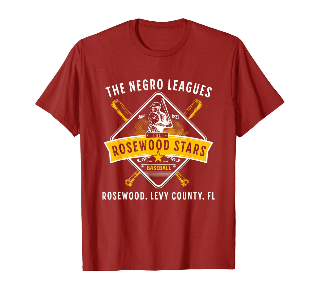 Rosewood Stars 1923 Baseball Team T-Shirt - Novelty Apparel for Adults - T-Shirt, Sweatshirt, Hoodie