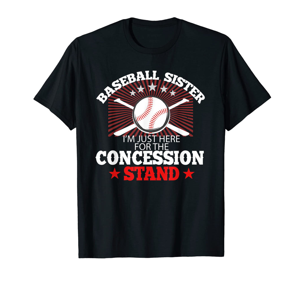 Funny Baseball Sister Baseball Lover T-Shirt - Unique Graphic Unisex - T-Shirt, Sweatshirt, Hoodie