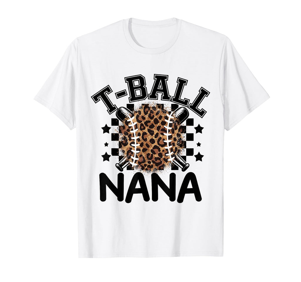T Ball Teeball Nana Leopard Cheetah T-Shirt - Fun Novelty Design Men Women - T-Shirt, Sweatshirt, Hoodie
