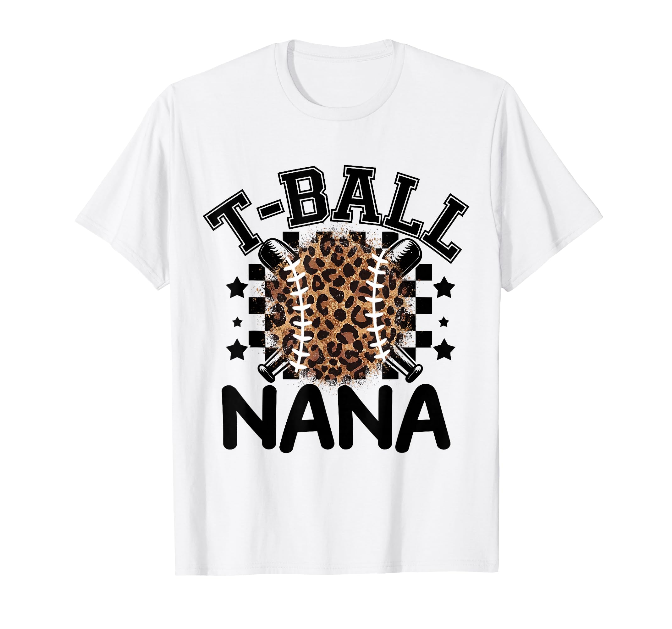 T Ball Teeball Nana Leopard Cheetah T-Shirt - Fun Novelty Design Men Women - T-Shirt, Sweatshirt, Hoodie