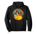 Sunset Rubber Duck Teen Hoodie - Casual Everyday Wear Unisex - T-Shirt, Sweatshirt, Hoodie