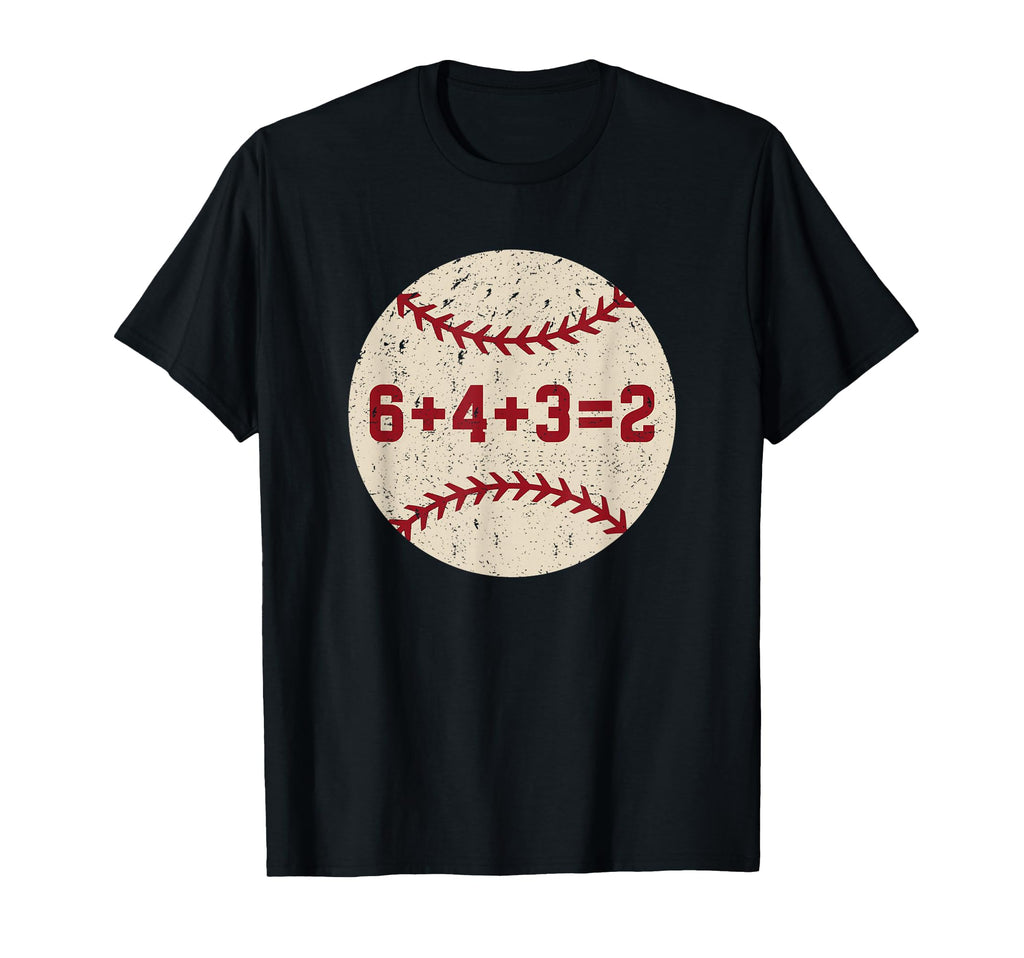 6 4 3 2 Baseball Double Play Funny T-Shirt - Novelty Apparel Unisex - T-Shirt, Sweatshirt, Hoodie