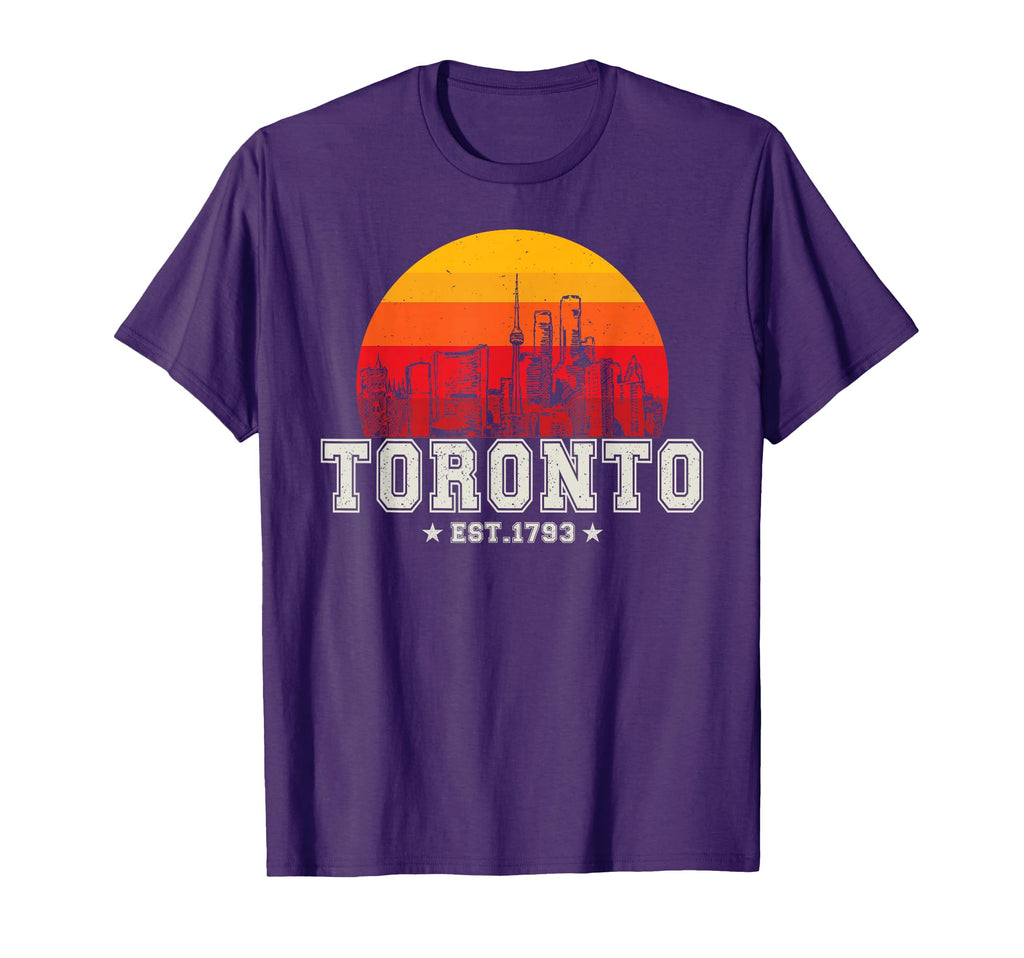 Toronto Canada Sunset Toronto Skyline T-Shirt - Streetwear Style for Adults - T-Shirt, Sweatshirt, Hoodie