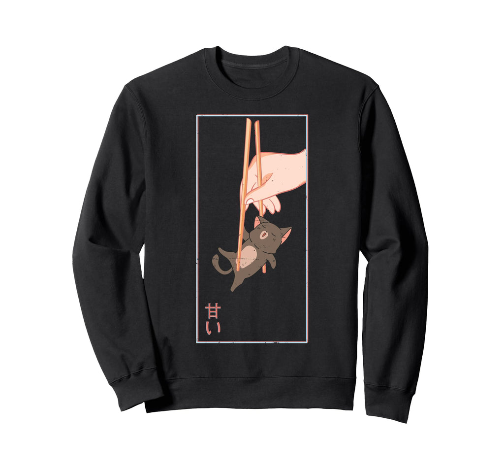 Aesthetic Vaporwave Japanese 90S Sweatshirt - Unique Graphic Men Women - T-Shirt, Sweatshirt, Hoodie